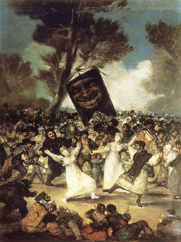 Francisco Goya The Funeral of the sardine oil painting picture